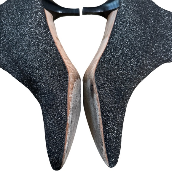 Revolve Loeffler Randall Kassidy Silver Metallic Knit Bootie Size 7.5 - Picture 6 of 6